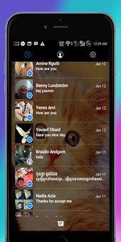 Messenger Transparent Fb theme screenshot 1