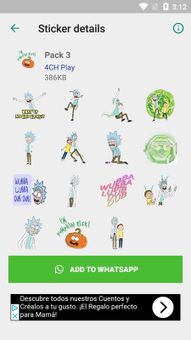 Rick & Morty Stickers screenshot 2