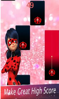 Ladybug Miraculous Piano Tiles Pro screenshot 1