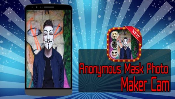 anonymous mask photo maker cam screenshot 4