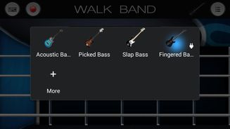 Walk Band Fingered Bass sound Screenshot