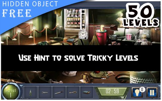 Hidden Object Game : 50 Levels of Midnight Castle screenshot 1