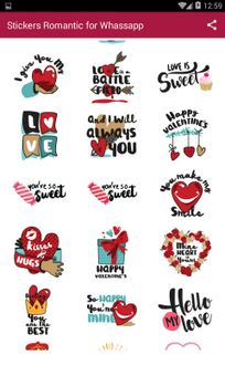 Romantic Stickers screenshot 3