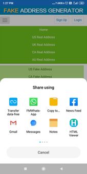 Fake address generatorr screenshot 6