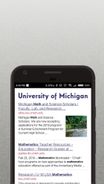 University of Michigan Screenshot