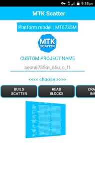 MTK Scatter Creator screenshot 1