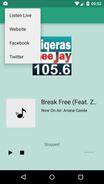 Piqeras Deejay 105.6 Screenshot