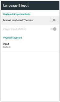 Marvel Keyboard Themes screenshot 1