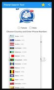 Friend Search Tool Screenshot