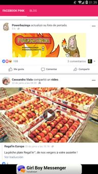 Facebook Pink screenshot 3