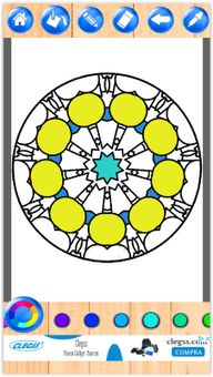 Flowers Mandala Coloring Pages screenshot 5