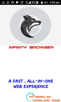 Infinity Browser screenshot 1