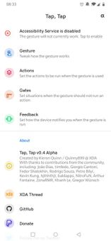 TapTap XDA screenshot 1
