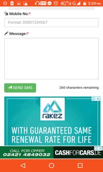 Online Send Free SMS screenshot 3