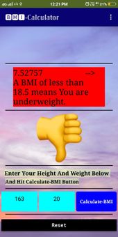 BMI-Calculator | Body mass Index Calculator For free | By Jaidan Maity screenshot 4