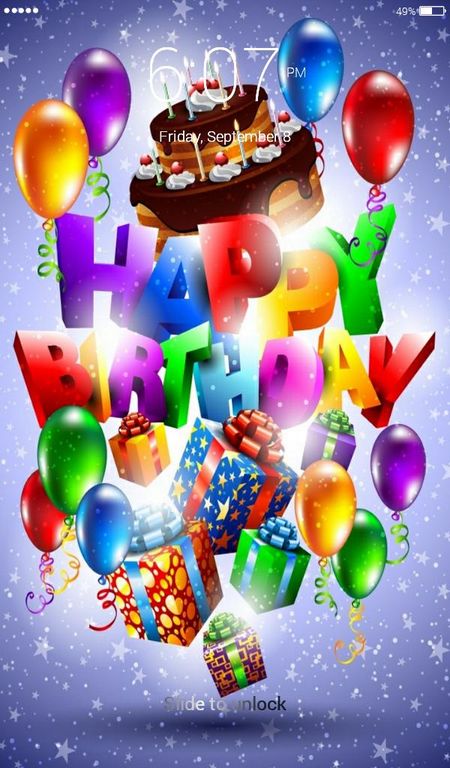 Balloons happy birthday 4K lock screen APK (Android App) - Free Download Balloons happy birthday 4K lock screen APK (Android App) - Free Download