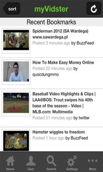 MyVidster screenshot 1