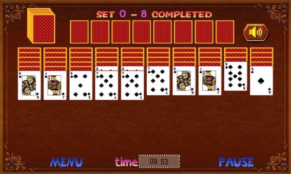 Spider Solitaire screenshot 1