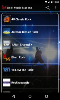 Rock Music Stations Free screenshot 1