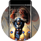 super hero brave captain america theme APK
