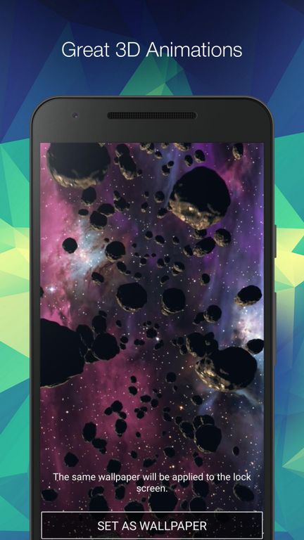 Asteroids 3D Live Wallpaper APK (Android App) - Free Download