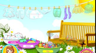 Baby Princess Washing clothes Screenshot