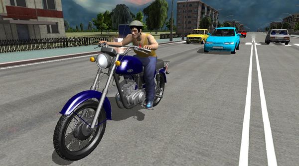 Russian Moto Race the Traffic screenshot 3