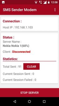 SMS Sender Modem screenshot 2