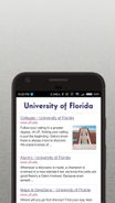 University of Florida Screenshot