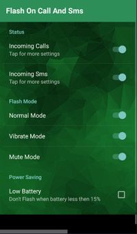 Flash Blinking on Call and SMS screenshot 4
