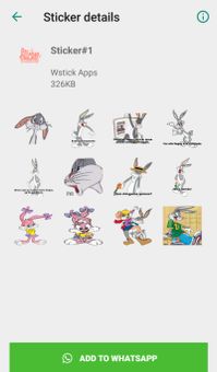 Stickers Bunny Diciendo no Para WhatsApp screenshot 4