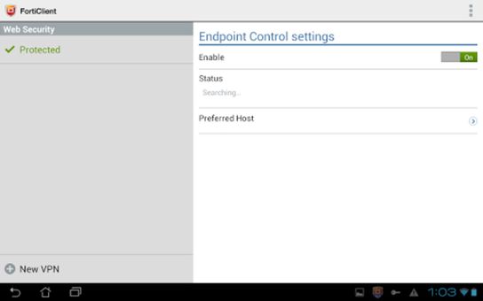 FortiClient screenshot 4