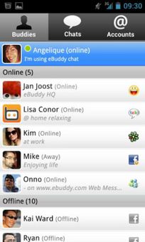 eBuddy Messenger screenshot 1