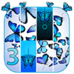 Blue butterfly Piano Tiles 3 APK