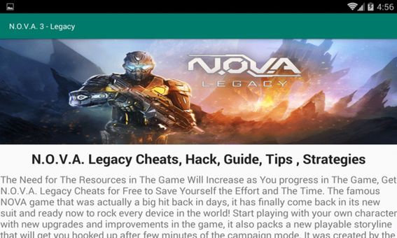 N.O.V.A. 3 - Legacy Tips screenshot 3
