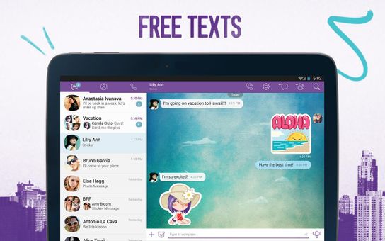 Viber- Free Messages and Calls screenshot 1