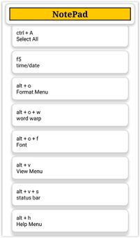 Computers Shortcut Keys screenshot 3