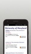 University of Maryland Screenshot