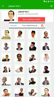 Jokowi Stiker Wa screenshot 2