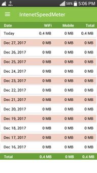 IntenetSpeedMeter screenshot 2