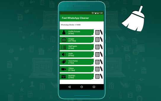 Fast WhatsApp Cleaner screenshot 1