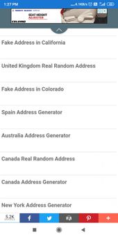 Fake address generatorr screenshot 5