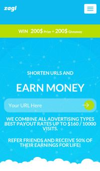 Zagl Link Shortener screenshot 1