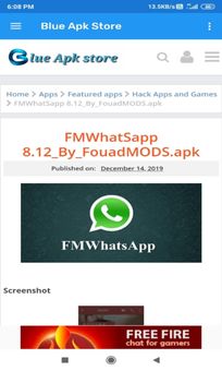Blue Apk Store screenshot 1