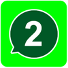 Dual whatsapp app icon