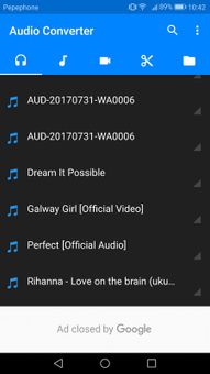 Audio Converter screenshot 1