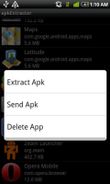 APK Extractor Screenshot