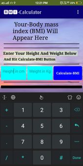 BMI-Calculator | Body mass Index Calculator For free | By Jaidan Maity screenshot 2