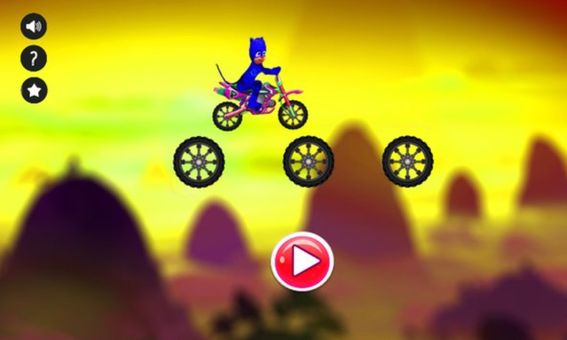The Crazy pj drive MotoBike mask run screenshot 1