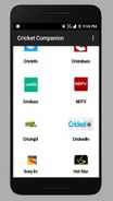 Cricket Companion - Scores and News Collection Screenshot